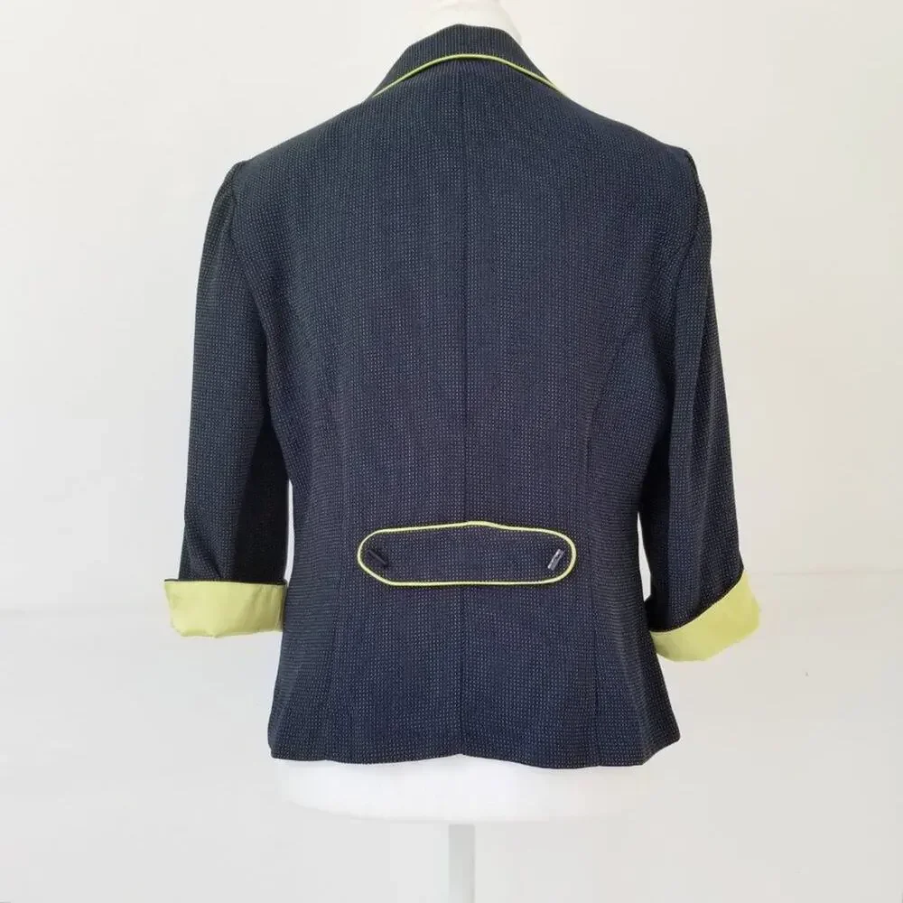 Dressbarn Suit Jacket Blazer Dark Blue - Size 10